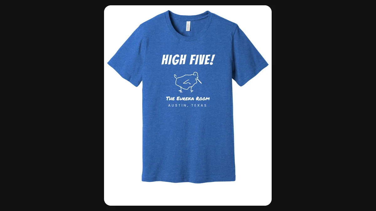 Interactive t-shirt design picker with live shirt preview